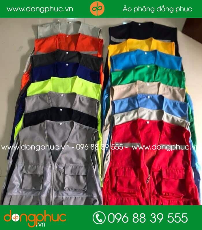 Mẫu áo gile phản quang 